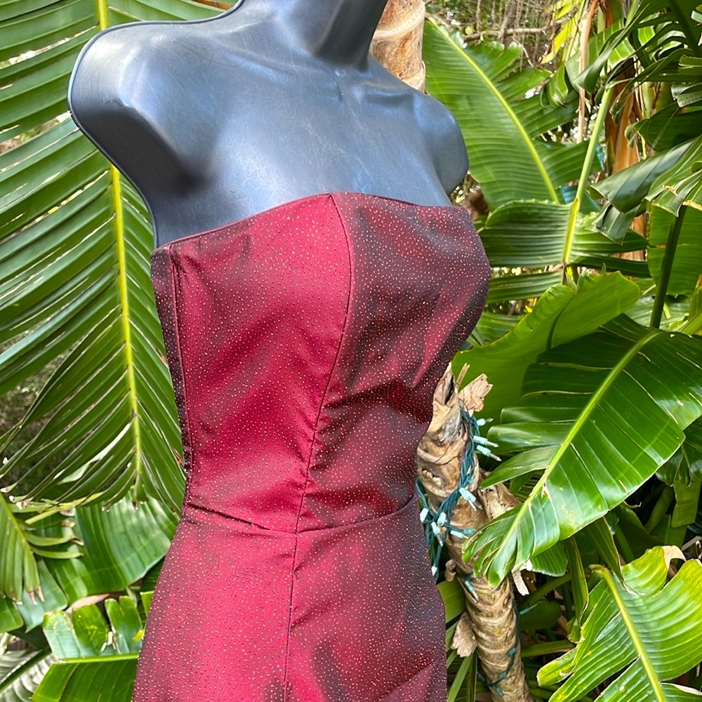 Jessica McClintock,strapless, gown